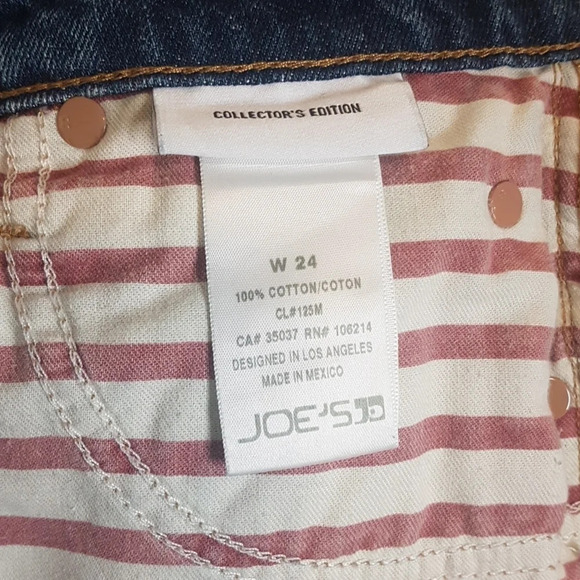 Joe's  Jeans Limited collector edition distressed jean shorts raw hem - Picture 9 of 9